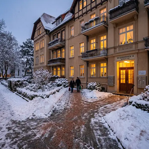 Winterdienst Wohnanlage Frankfurt